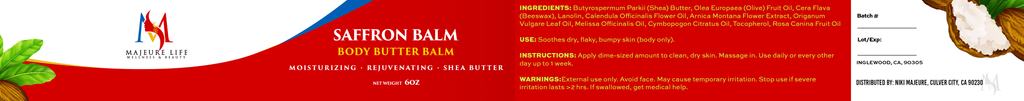 6OZ Majeure Life Body Butter Balm